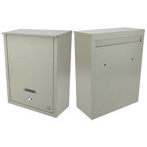 Cutie postala, exterior, 260 x 335 x 100 mm, gri 