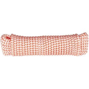 Cordelina PP, grosime 4 mm, lungime 20 m, alb portocaliu • Evotools
