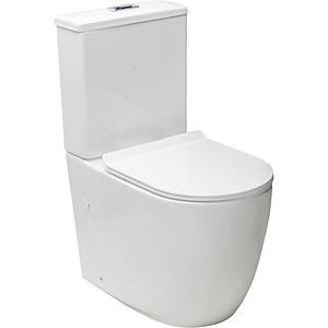 Set vas WC PREMIER TR-AA1253, ceramica, 37.2 x 62 x 82 cm, capac SoftClose, alb