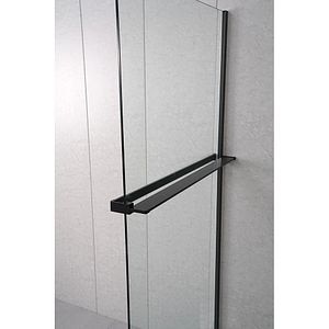 Suport prosop PREMIER NS8, cu etajera, 142 cm, negru