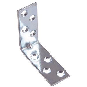 Coltar mobila tip L, 25 x 25 x 25 mm, zincat alb 