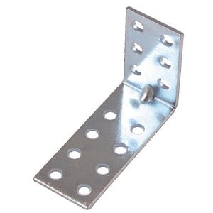 Coltar mobila tip L, 30 x 50 x 30 mm, zincat alb 