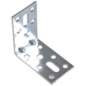 Coltar mobila tip L, 75 x 75 x 30 mm, zincat alb 