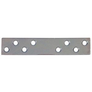Placa perforata T1, 100 X 20 X 2mm, zincat alb