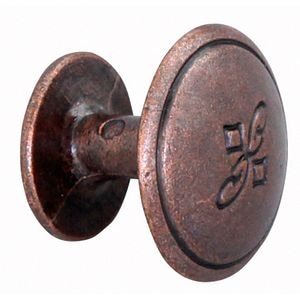 Buton usa, stil M4, metalic, 24 mm 