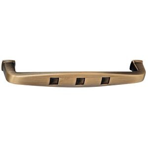 Maner mobila metalic grafiat, filet gaura M4, 128 mm 