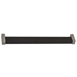 Maner mobila plastic nichel, filet gaura M4, 160 mm  
