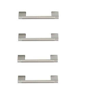 Maner mobila arcada plastic, 96-128 mm crom satinat, 4 bucati 
