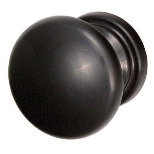 Buton usa, plastic, stil M4, 32 x 27 mm, negru 