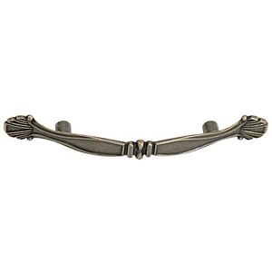 Maner mobila arcada metalic, 76 mm, alamit antic 