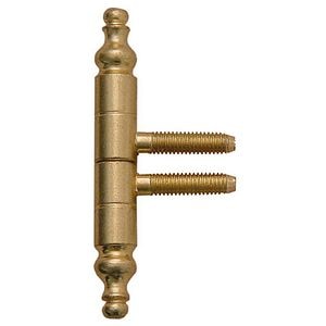 Balama decorativa, otel, 48 mm, 2 bucati, galben 