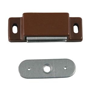 Opritor magnetic usa mobilier, maro, 4 bucati 