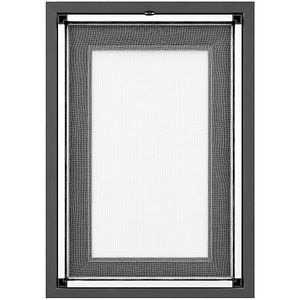 Plasa insecte clips FENSTERWELT, 446.1 x 43.8, aluminiu, gri lucios