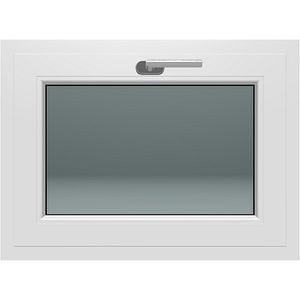 Fereastra termopan FENSTERWELT, PVC, 5 camere, 76 x 56 cm, deschidere oscilanta in jos, alb