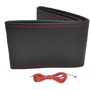 Husa volan auto cu snur OTOM 38864, negru-rosu
