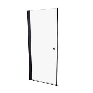 Usa dus batanta SANOTECHNIK Sanoflex BD90, aluminiu, 90 x 195 cm, sticla securizata 6mm, profil negru