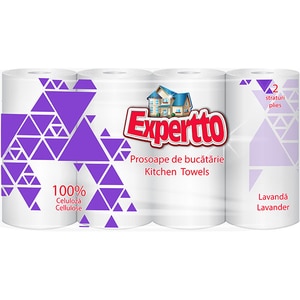 Prosoape de hartie EXPERTTO 10723, 2 straturi, 4 role