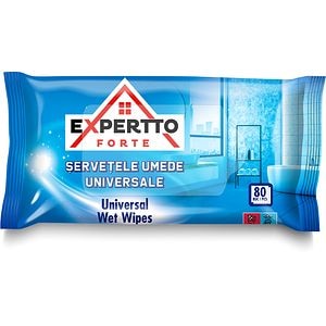 Servetele umede universale EXPERTTO 520654, 80 bucati