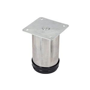 Picior mobilier reglabil, crom, 100 mm