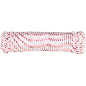 Cordelina PP, grosime 10 mm, lungime 20 m, alb rosu • Evotools