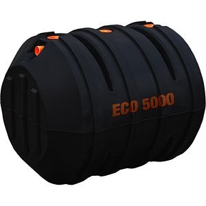 Fosa septica ECO-TAD, tricamerala, 5000L, negru + kit drenaj