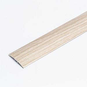 Prag trecere parchet Wood Class, 5 x 270 cm, aluminiu, frasin alb