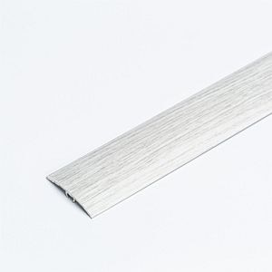 Prag trecere parchet Wood Class, 5 x 270 cm, aluminiu, stejar gri