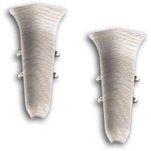 Coltar exterior KN59, PVC, 5.9 x 2 cm, 2 bucati, frasin