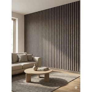 Panou riflaj decorativ Keten, polimer, 12 x 125 x 2700 mm, fag periat