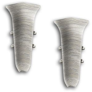 Coltar interior KN59, PVC, 5.9 x 2 cm, 2 bucati, frasin gri