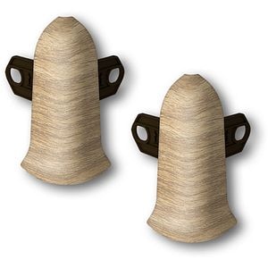 Coltar exterior KN59, PVC, 5.9 x 2 cm, 2 bucati, pin auriu