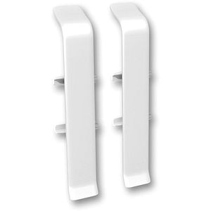 Element imbinare D85, PVC, 8.5 x 2 cm, 2 bucati, alb