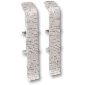 Element imbinare D85, PVC, 8.5 x 2 cm, 2 bucati, frasin gri