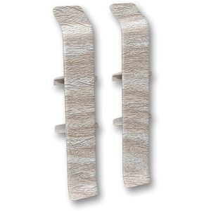 Element imbinare D85, PVC, 8.5 x 2 cm, 2 bucati, nuc antic