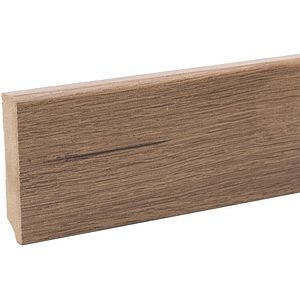 Plinta HA80-3342, MDF, 206 x 8 x 1.6 cm, castan blues