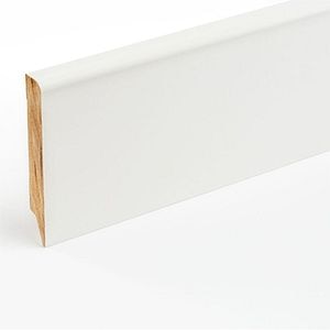 Plinta HA80-001, MDF, 206 x 8 x 1.6 cm, alb