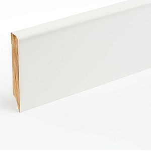 Plinta HA100-001, MDF, 243 x 10 x 1.6 cm, alb