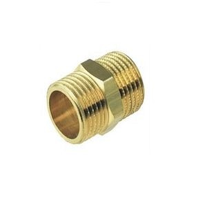 Niplu alama, racord 3/4, filet exterior-exterior