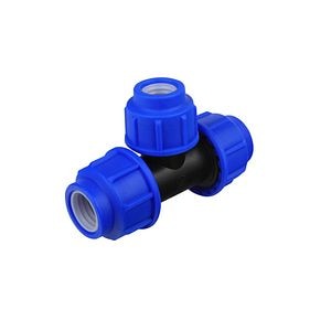 Teu compresiune PEHD redus , PN16, 40 x 32 x 40 mm