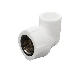 Cot PPR metalic, 90 de grade, 32 mm, racord 3/4, filet interior