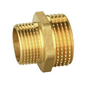 Niplu redus 5521, alama, racord 1 x 1/4, 1