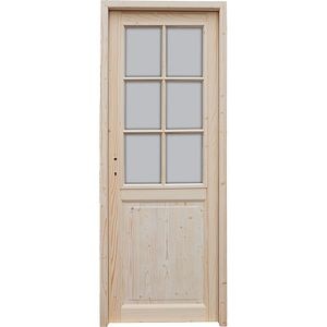 Usa interior WDI Minerva, fara geam, stanga, 88 x 205 cm, maro
