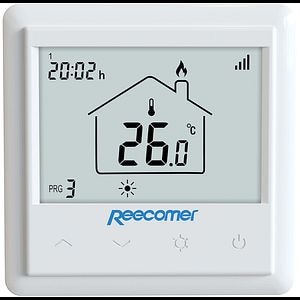 Termostat programabil REECOMER TFUF, alb