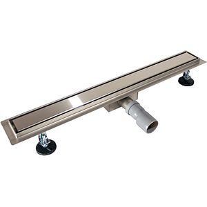 Rigola dus WYGA, inox, reversibila, 60 x 7.5 cm, crom