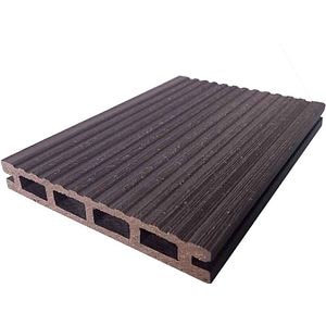 Placa deck exterior, 2200 x 145 x 22 mm, WPC, maro ciocolatiu