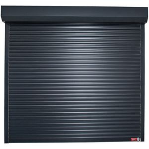 Usa garaj tip rulou, aluminiu, 230 x 300 cm, gri
