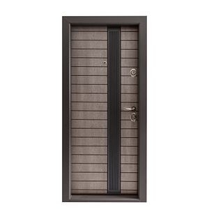 Usa de intrare pentru apartament, MDF, Gri deschis/Antracit, fara geam, Dreapta, 201 x 88 cm Elegant Door