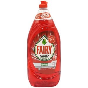 Detergent de vase FAIRY Extra+, Fructe de padure rosii, 1.35 l