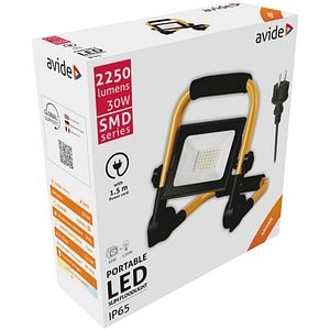 Proiector LED cu suport, 30 W, 1.5 m, 211 x 271 • Avide