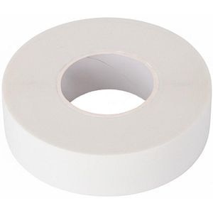 Banda dublu adeziva buretata ENTAC, 19mm x 5m, alb